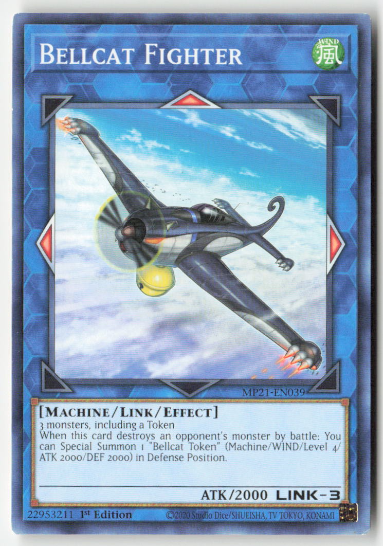 Bellcat Fighter MP21-EN039 1st Edition Common Moderately Played, Front