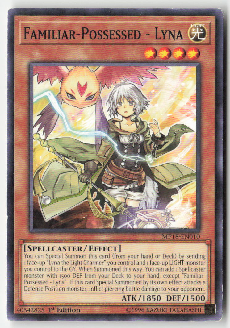 Familiar-Possessed - Lyna MP18-EN010 1st Edition Common Moderately Played