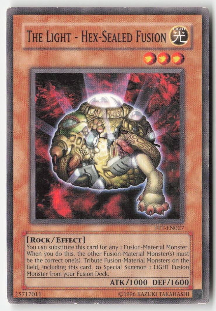 The Light - Hex-Sealed Fusion FET-EN027 Unlimited Common Moderately Played