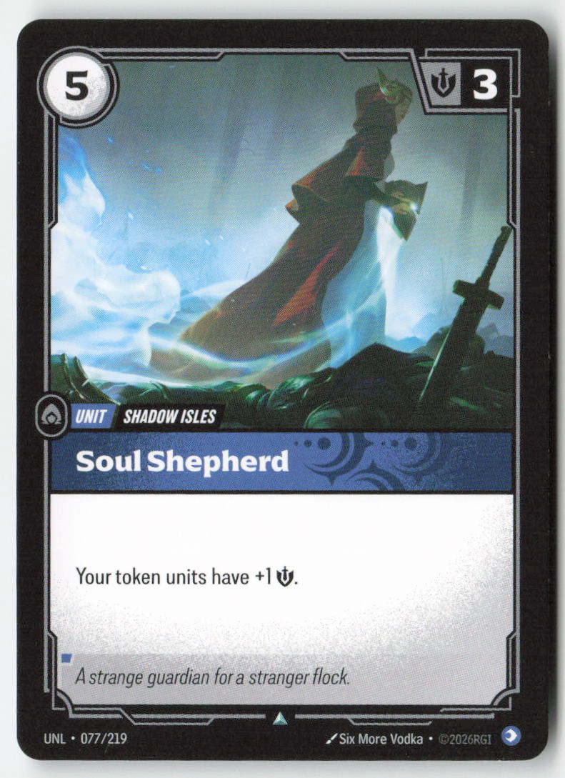 Soul Shepherd #077/219 - Unleashed - Riftbound - Uncommon - Lightly Played