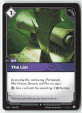 The List #138/219 - Unleashed - Riftbound - Uncommon - Lightly Played