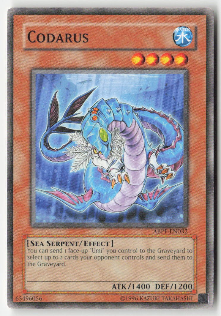 Codarus ABPF-EN032 Unlimited Common Moderately Played