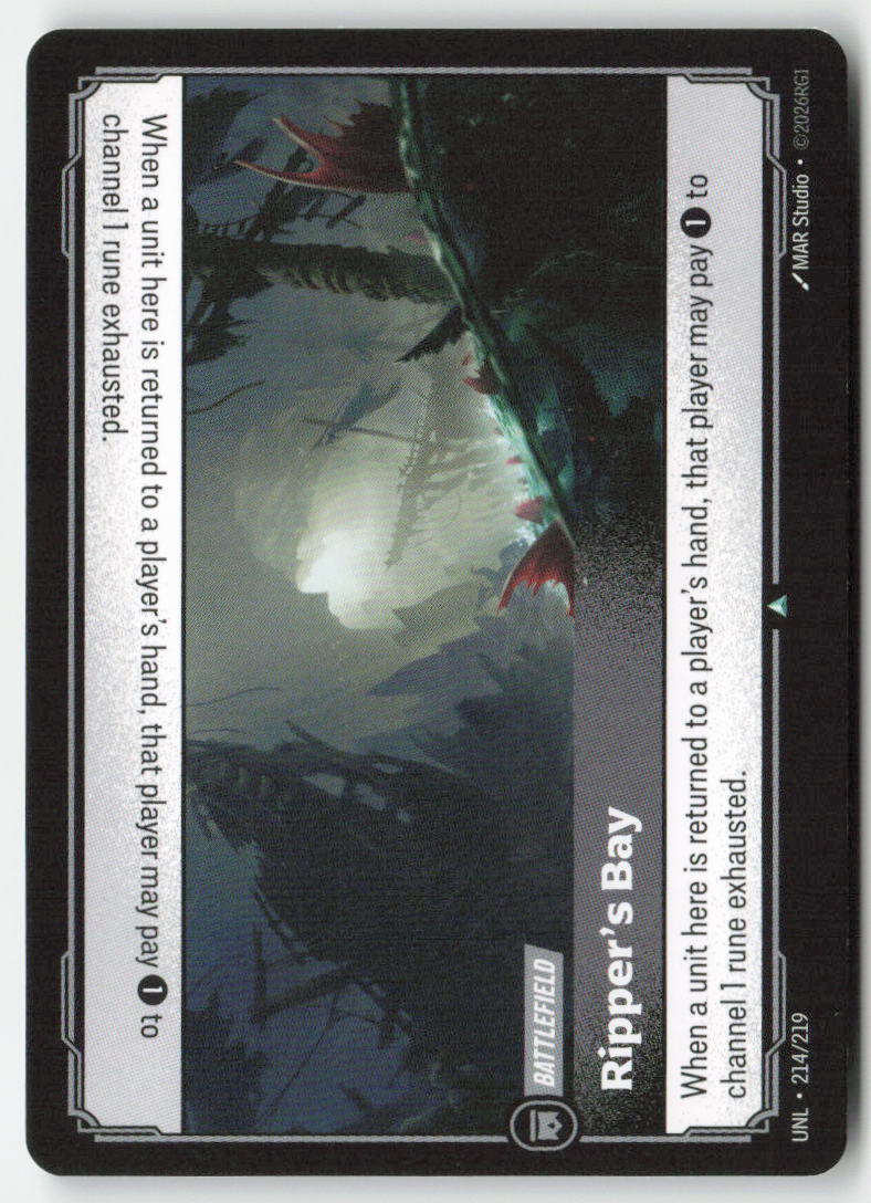 Ripper's Bay #214/219 - Unleashed - Riftbound - Uncommon - Lightly Played