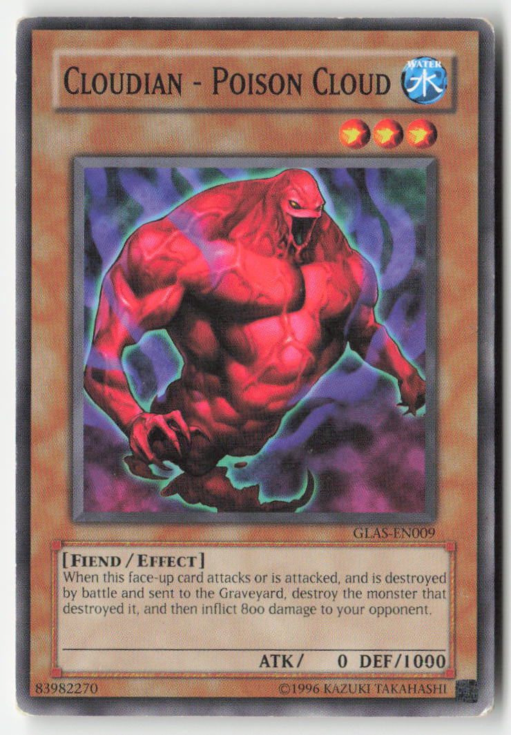 Cloudian - Poison Cloud GLAS-EN009 Unlimited Common Moderately Played, Front