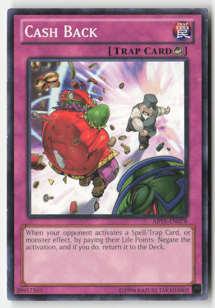 Cash Back ABYR-EN078 Unlimited Common Moderately Played