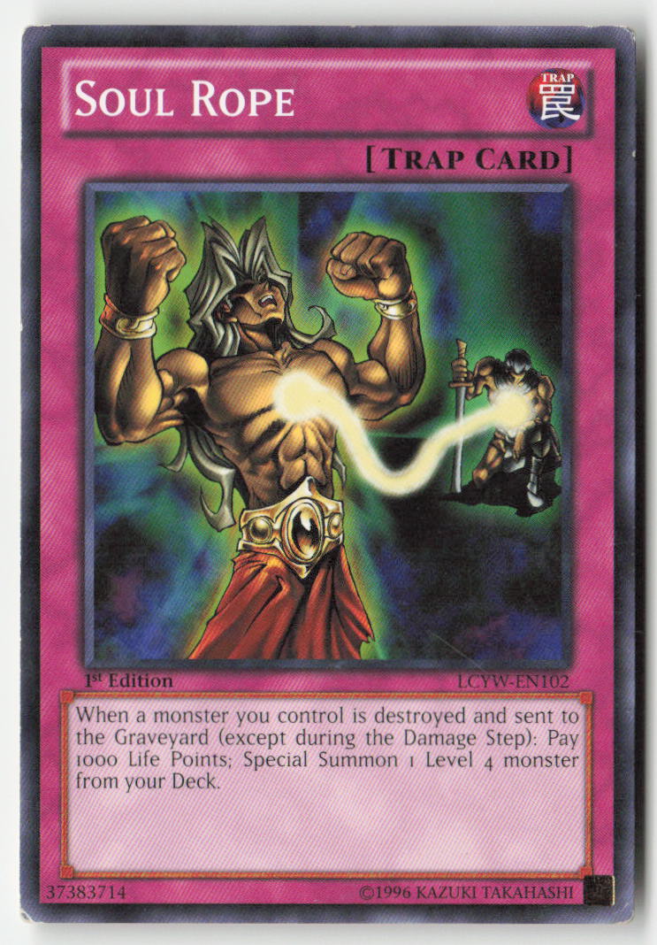 Soul Rope LCYW-EN102 1st Edition Common Moderately Played, Front