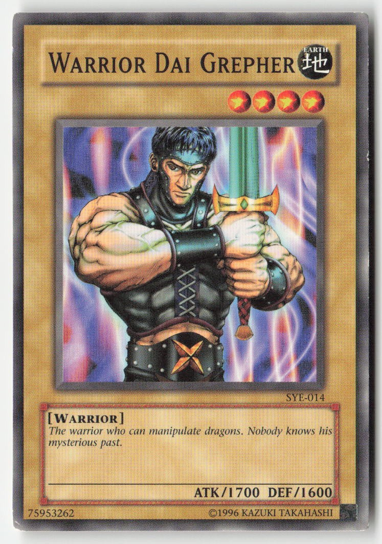 Warrior Dai Grepher SYE-014 Unlimited Common Moderately Played, Front