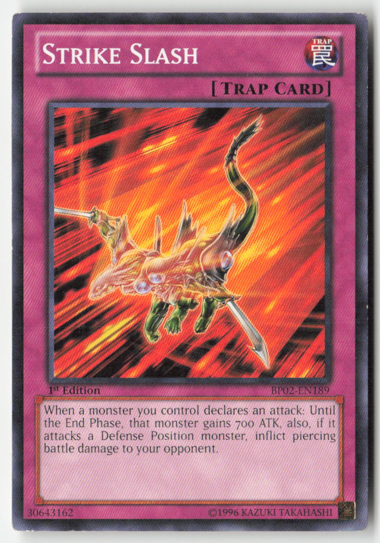 Strike Slash BP02-EN189 1st Edition Common Moderately Played, Front