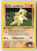 Brock's Sandshrew 71/132 1st Edition Gym Heroes Moderately Played