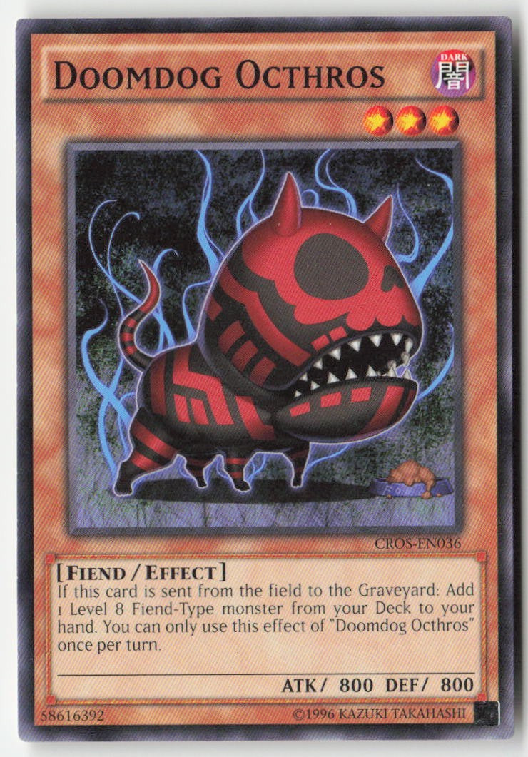 Doomdog Octhros CROS-EN036 Unlimited Common Moderately Played
