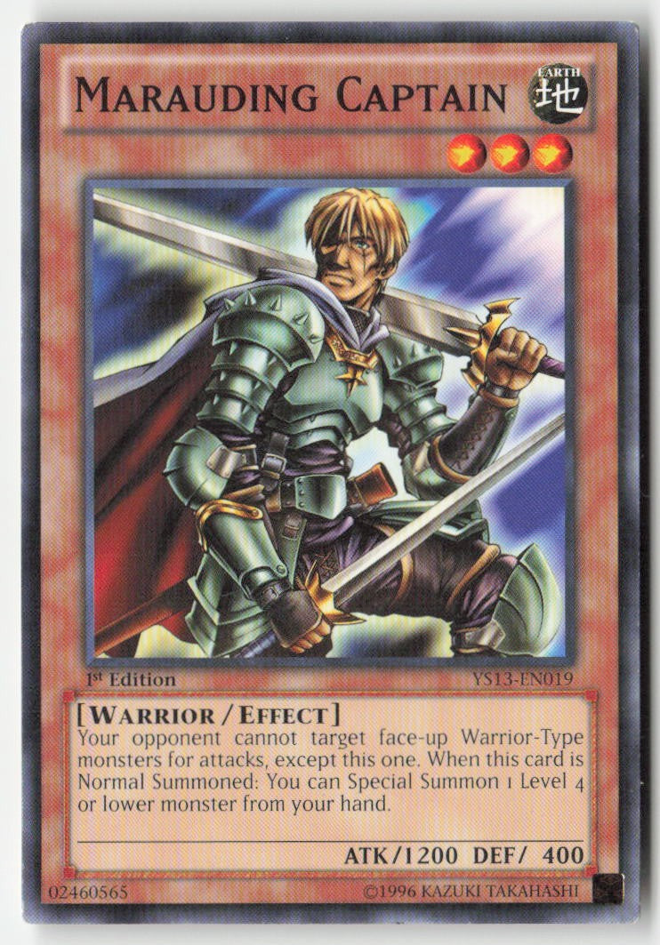 Marauding Captain YS13-EN019 1st Edition Common Moderately Played