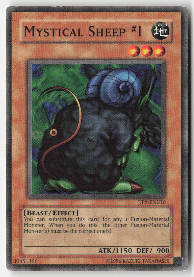 Mystical Sheep #1 TP5-EN016 Unlimited Common Moderately Played