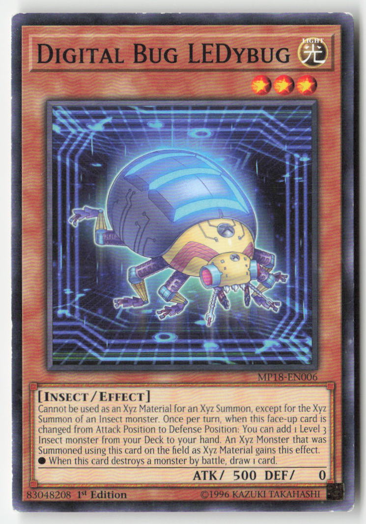 Digital Bug LEDybug MP18-EN006 1st Edition Common Moderately Played