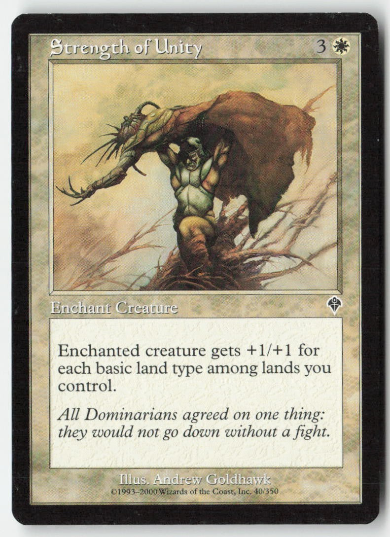 Strength of Unity INV 40 Common Moderately Played