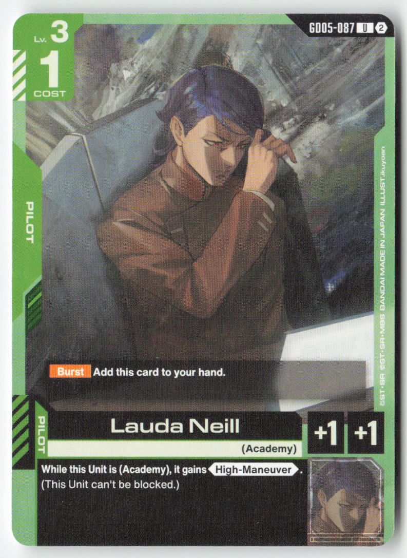 Lauda Neill GD05-087 Uncommon Normal Lightly Played, Front