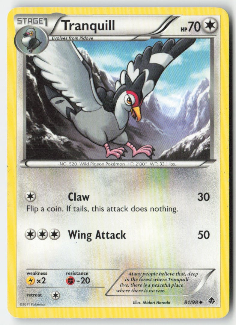 Tranquill 81/98 Regular Emerging Powers Moderately Played