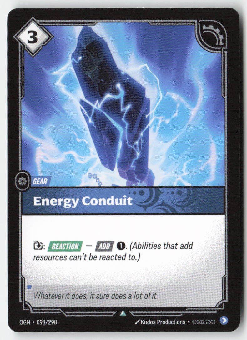 Energy Conduit #098/298 - Origins - Riftbound - Uncommon - Lightly Played