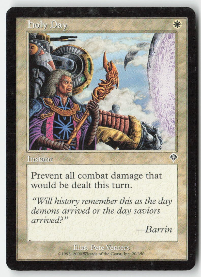 Holy Day INV 20 Common Moderately Played