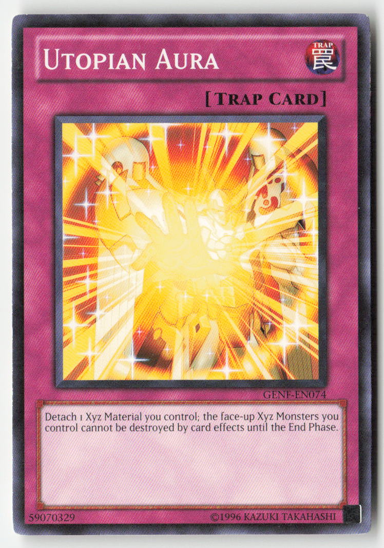 Utopian Aura GENF-EN074 Unlimited Common Moderately Played, Front