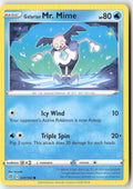Galarian Mr. Mime 37/192 Regular Rebel Clash Moderately Played
