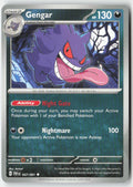 Gengar 057/91 Regular Paldean Fates Moderately Played