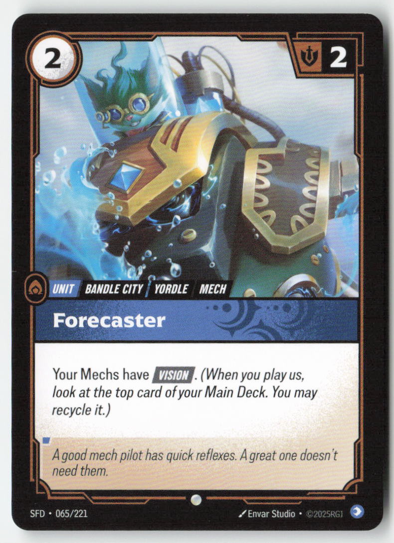 Forecaster #065/221 - Spiritforged - Riftbound - Common - Lightly Played