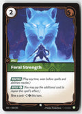 Feral Strength #034/221 - Spiritforged - Riftbound - Common - Lightly Played