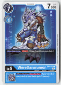 WereGarurumon EX1-017 Normal Common Near Mint