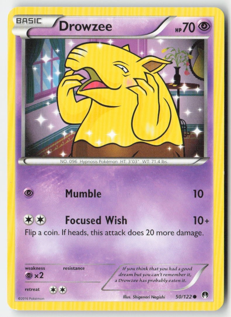 Drowzee 50/122 Regular BREAKpoint Moderately Played
