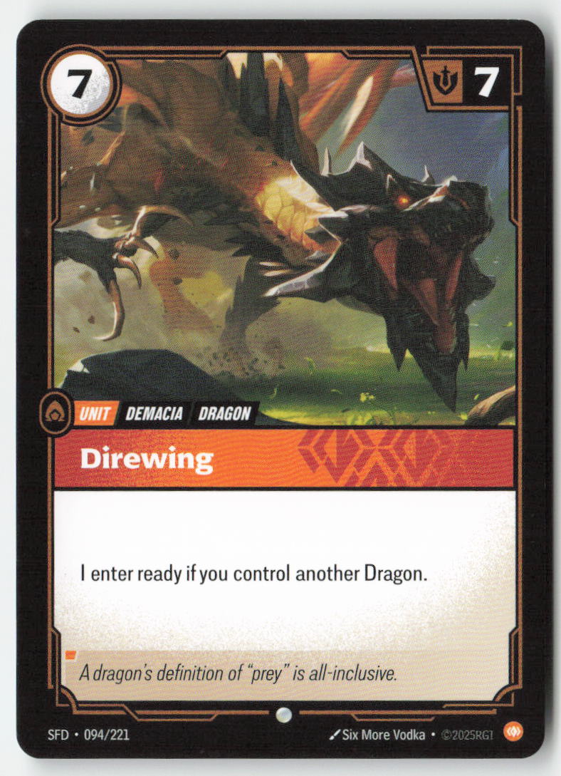 Direwing #094/221 - Spiritforged - Riftbound - Common - Lightly Played