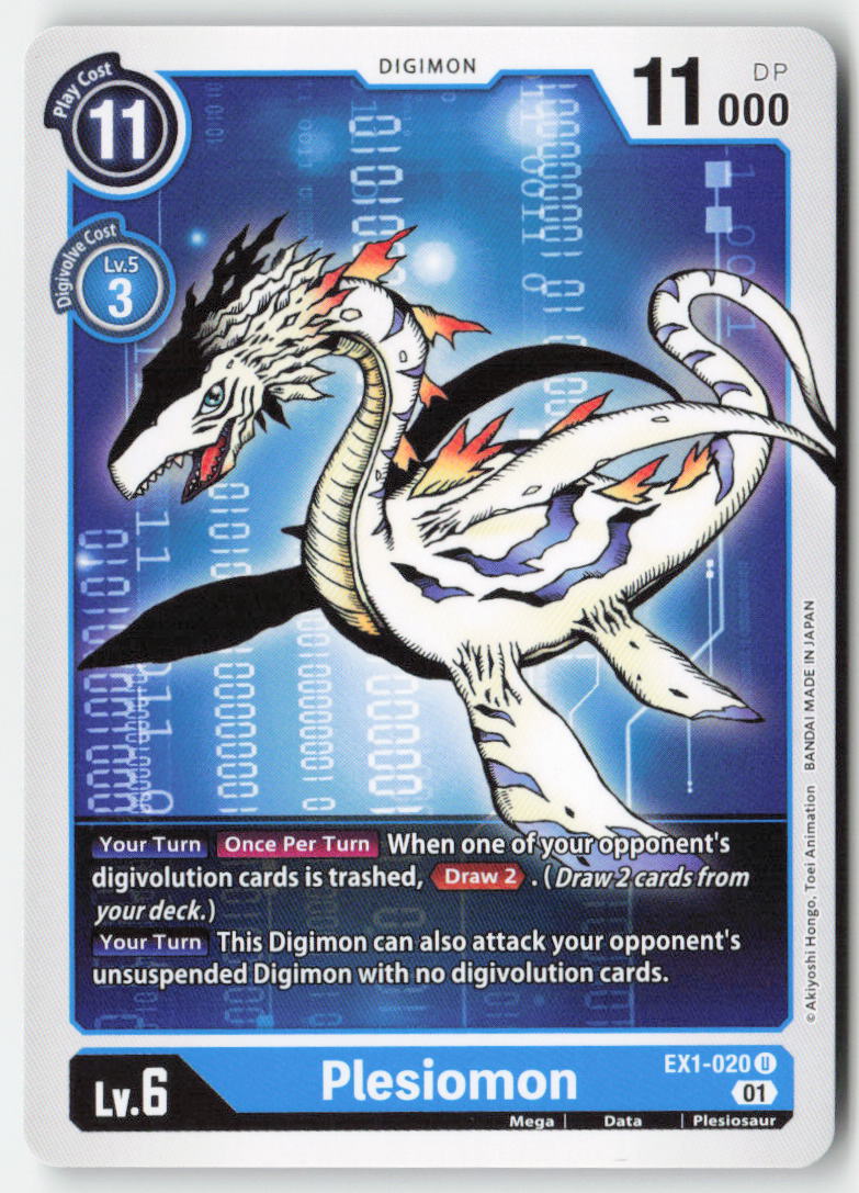 Plesiomon EX1-020 Normal Uncommon Near Mint