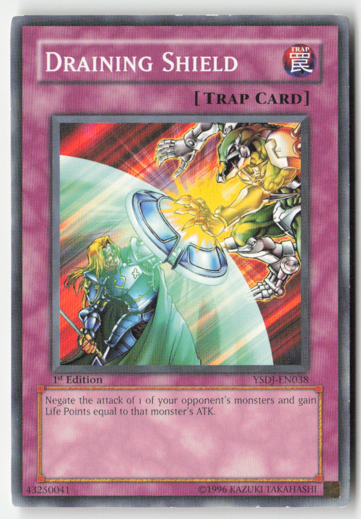 Draining Shield YSDJ-EN038 1st Edition Common Moderately Played