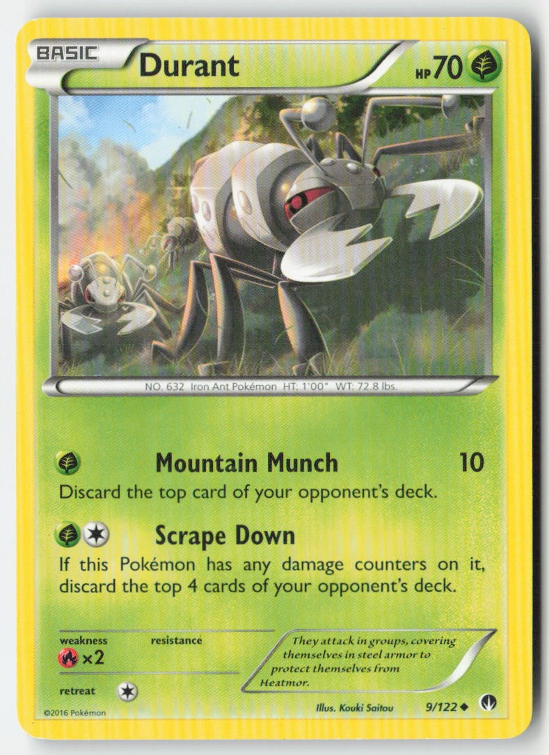 Durant 9/122 Regular BREAKpoint Moderately Played