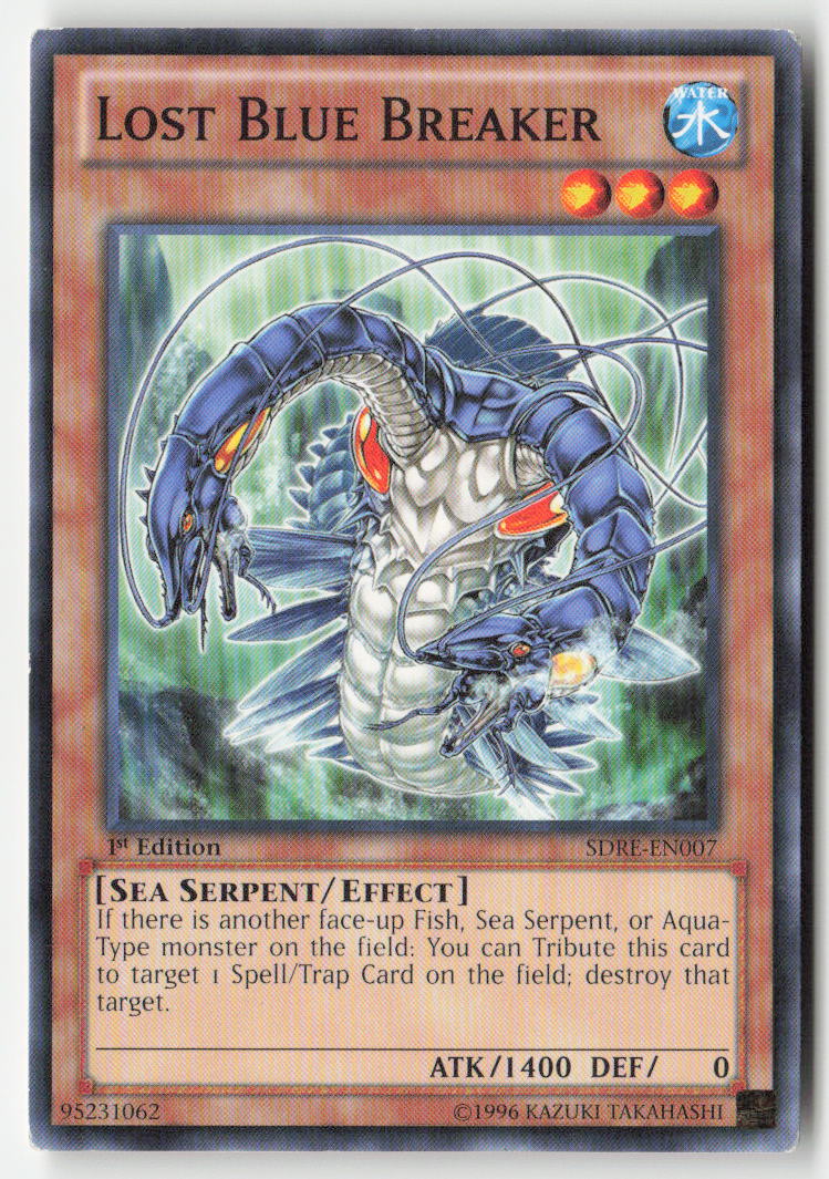 Lost Blue Breaker SDRE-EN007 1st Edition Common Moderately Played