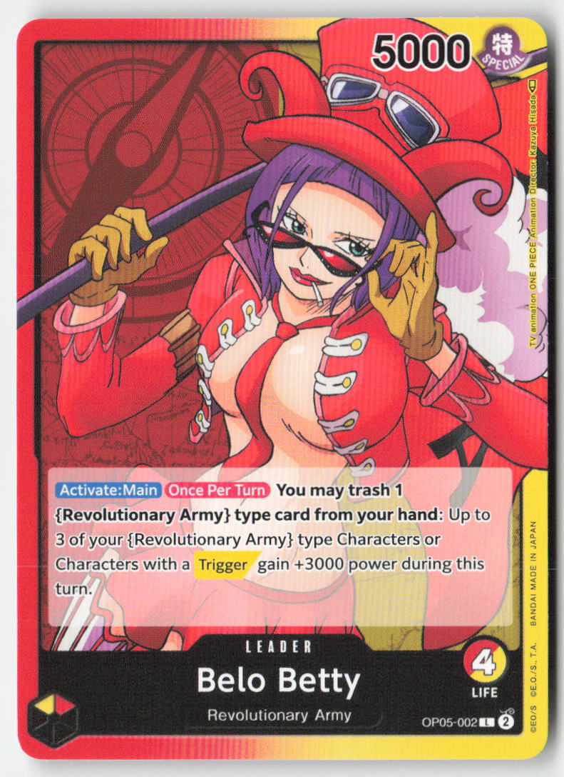 Belo Betty OP05-002 Normal Leader Lightly Played