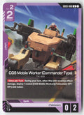 CGS Mobile Worker (Commander Type) GD03-060 Uncommon Normal Lightly Played