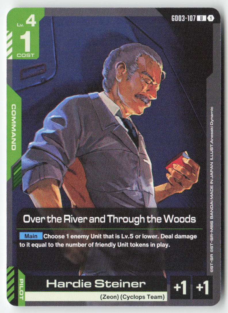 Over the River and Through the Woods GD03-107 Uncommon Normal Lightly Played, Front