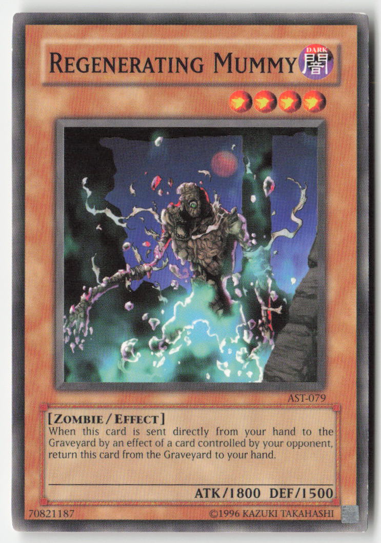 Regenerating Mummy AST-079 Unlimited Common Moderately Played