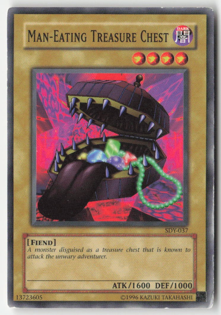 Man-Eating Treasure Chest SDY-037 Unlimited Common Moderately Played