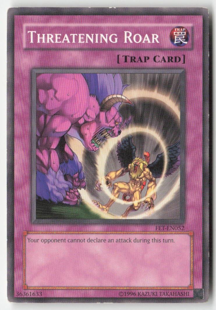 Threatening Roar FET-EN052 Unlimited Common Moderately Played