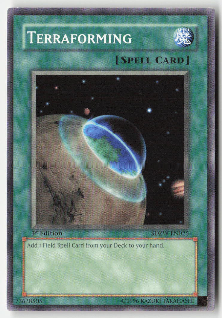 Terraforming SDZW-EN025 1st Edition Common Moderately Played