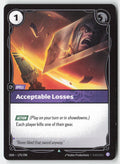 Acceptable Losses #179/298 - Origins - Riftbound - Uncommon - Lightly Played