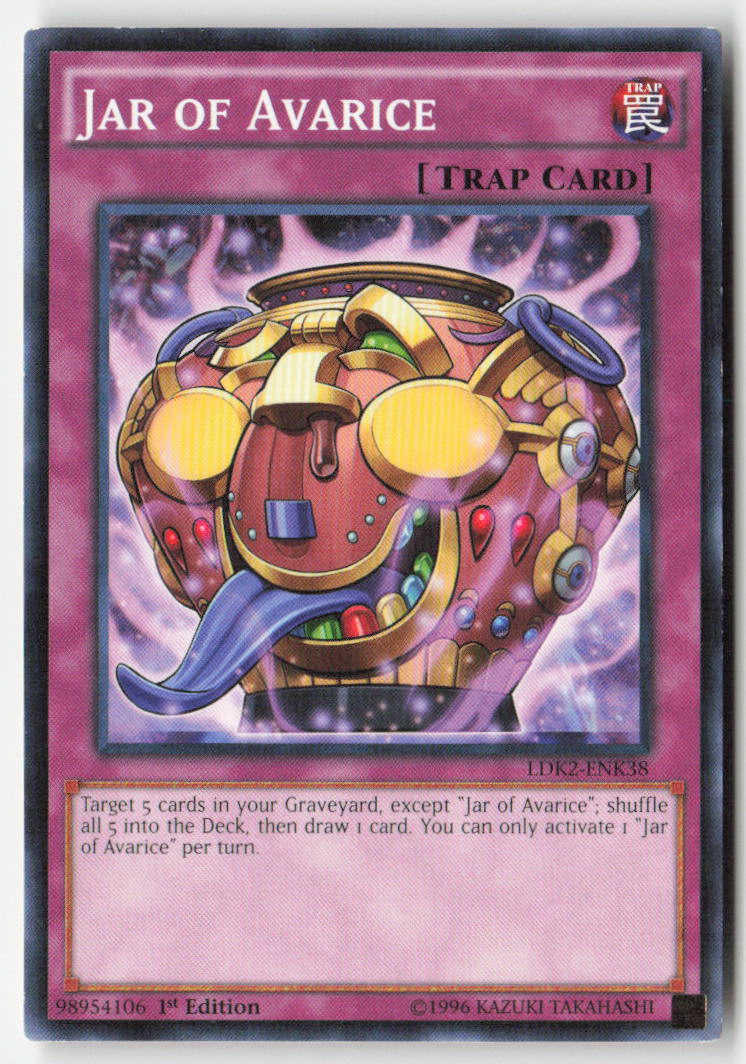Jar of Avarice LDK2-ENK38 1st Edition Common Moderately Played