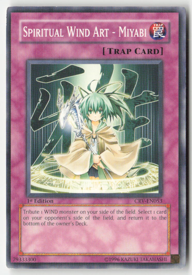 Spiritual Wind Art - Miyabi CRV-EN053 1st Edition Common Moderately Played, Front