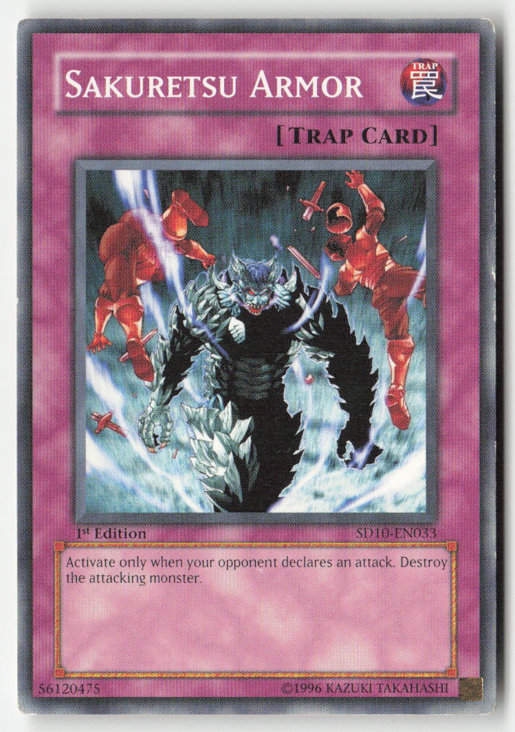 Sakuretsu Armor SD10-EN033 1st Edition Common Moderately Played, Front