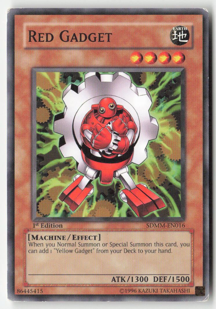 Red Gadget SDMM-EN016 1st Edition Common Moderately Played