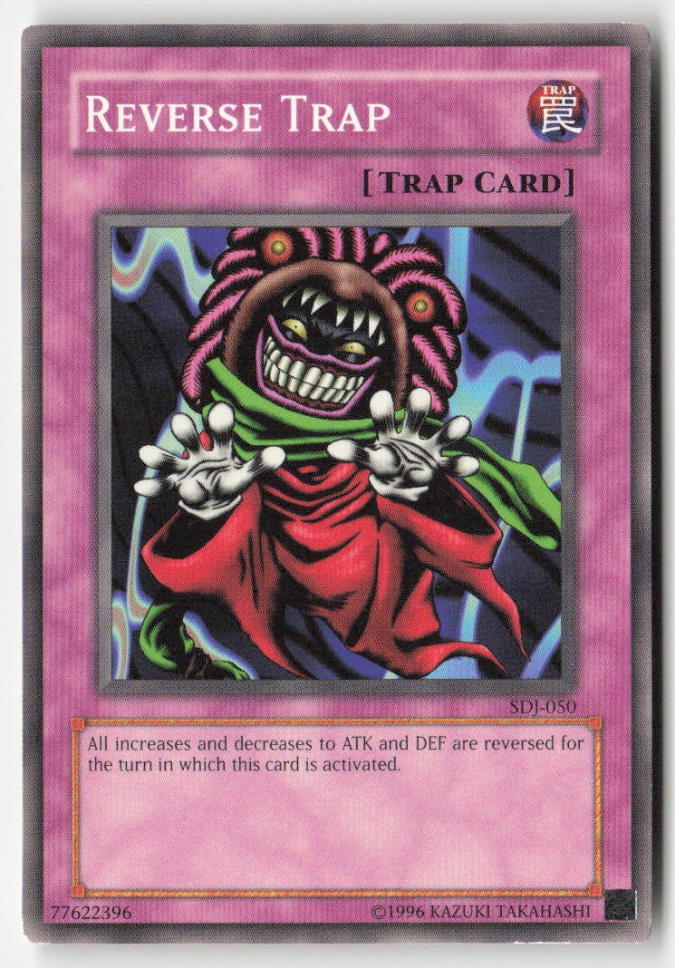 Reverse Trap SDJ-050 Unlimited Common Moderately Played, Front