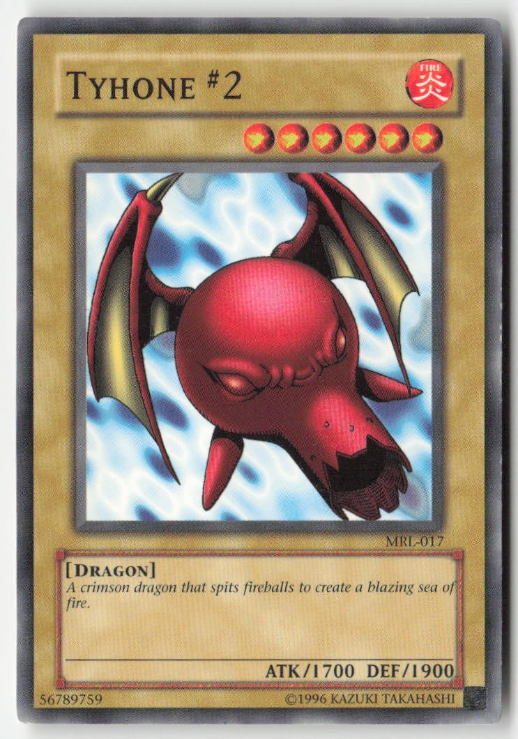 Tyhone #2 MRL-017 Unlimited Common Moderately Played, Front