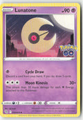 Lunatone 034/78 Regular Pokémon GO Moderately Played