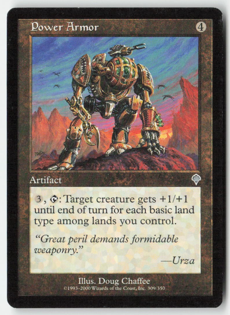 Power Armor INV 309 Uncommon Moderately Played
